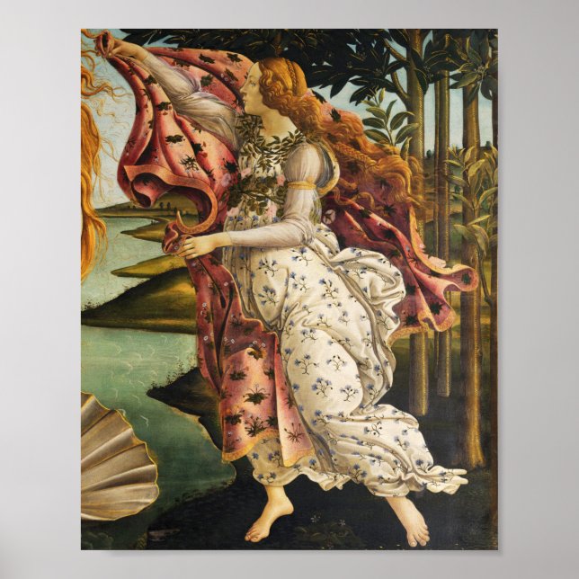 Sandro Botticelli Birth of Venus Hora of Spring Poster (Front)