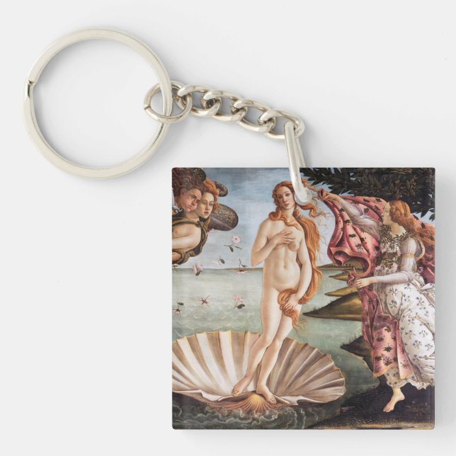 Sandro Botticelli - Birth of Venus Key Ring (Front)