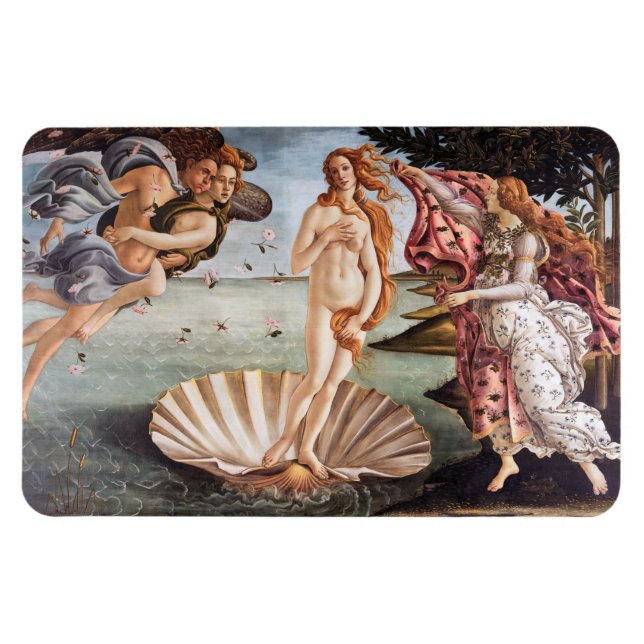 Sandro Botticelli - Birth of Venus Magnet (Horizontal)