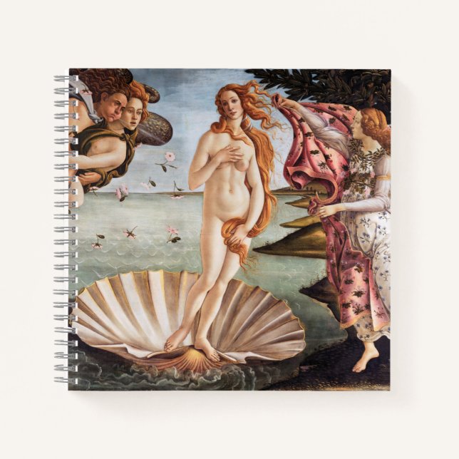Sandro Botticelli - Birth of Venus Notebook (Front)