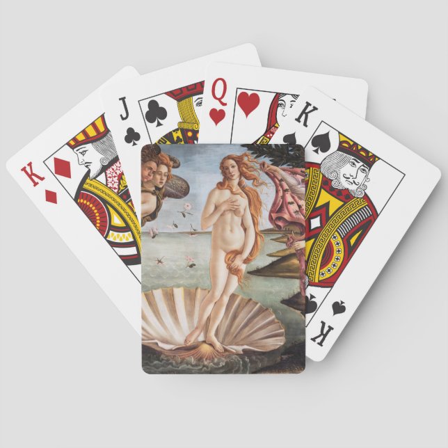 Sandro Botticelli - Birth of Venus Playing Cards (Back)