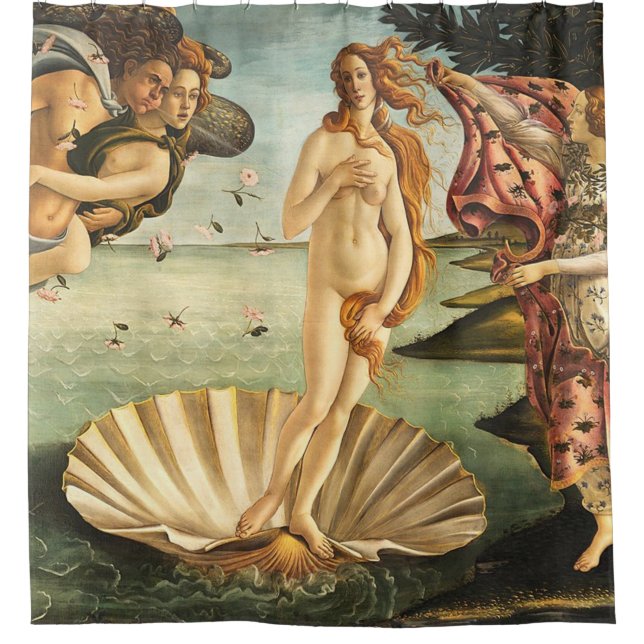 Sandro Botticelli Birth Of Venus Shower Curtain (Front)