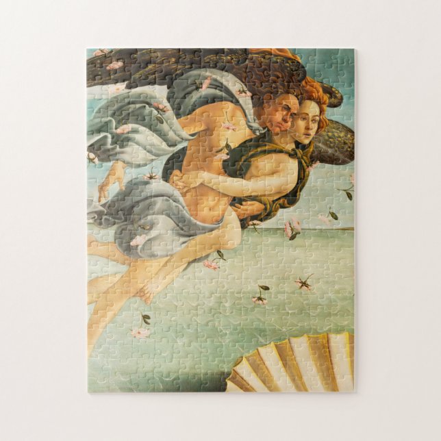 Sandro Botticelli Birth of Venus Zephyrus, Chloris Jigsaw Puzzle (Vertical)