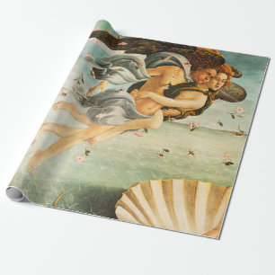 Sandro Botticelli Birth of Venus Zephyrus, Chloris Wrapping Paper