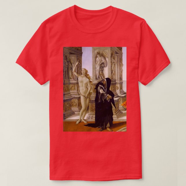 Sandro Botticelli Calumny of Apelles detail T-Shirt (Design Front)