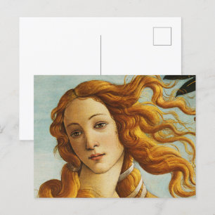 Sandro Botticelli - Goddess Venus Avatar Fine Art Postcard