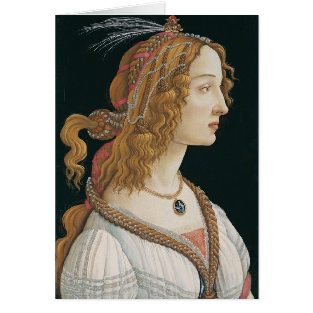 Sandro Botticelli - Idealised Portrait of a Lady (Front)