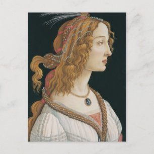 Sandro Botticelli - Idealised Portrait of a Lady Postcard
