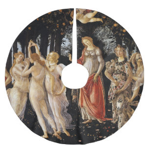 Sandro Botticelli - La Primavera Brushed Polyester Tree Skirt