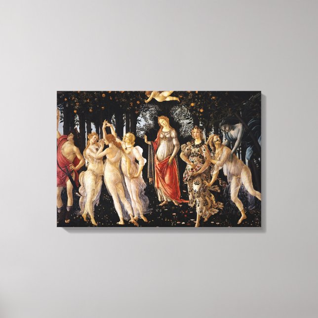 Sandro Botticelli - La Primavera Canvas Print (Front)