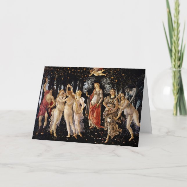 Sandro Botticelli - La Primavera Card (Front)