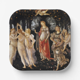 Sandro Botticelli - La Primavera Paper Plate