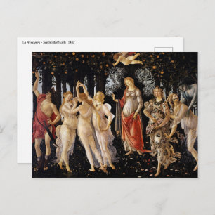 Sandro Botticelli - La Primavera Postcard