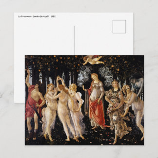 Sandro Botticelli - La Primavera Postcard