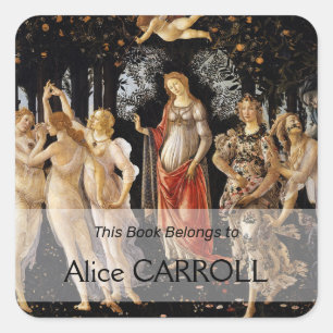 Sandro Botticelli - La Primavera Square Sticker