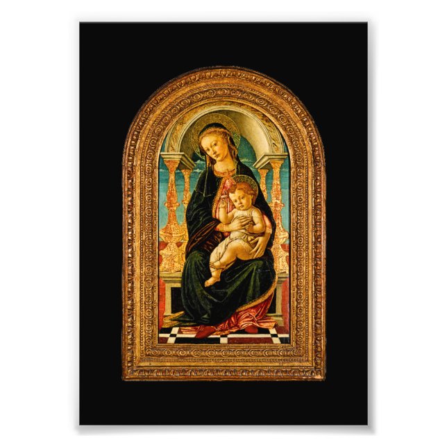 Sandro Botticelli Madonna and Child c 1470   Photo Print (Front)