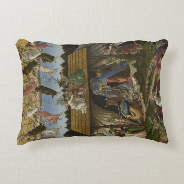 Sandro Botticelli - Mystic Nativity Decorative Cushion (Front)