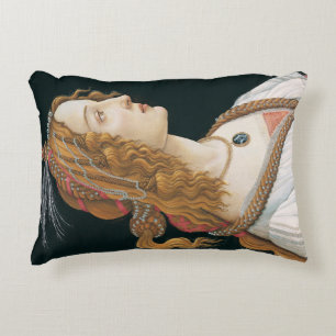 Sandro Botticelli - Portrait of a Young Woman Decorative Cushion