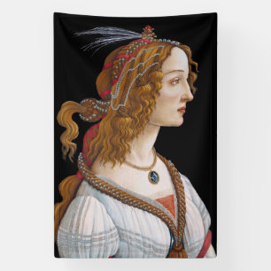 Sandro Botticelli - Portrait of Simonetta Vespucci Banner