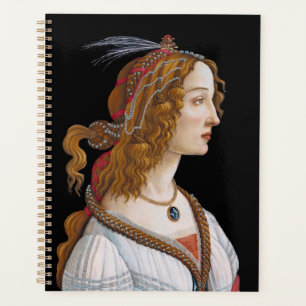 Sandro Botticelli - Portrait of Simonetta Vespucci Planner