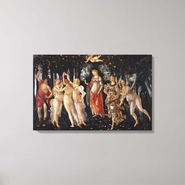 Sandro Botticelli - Primavera Canvas Print (Front)