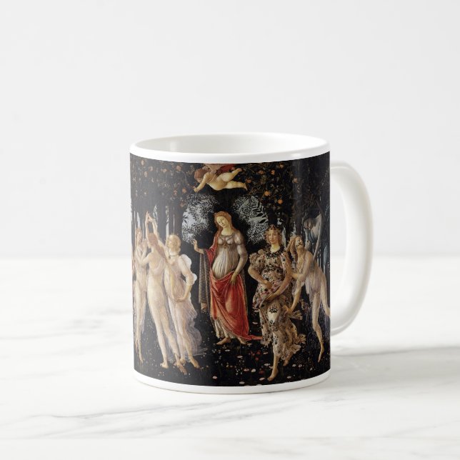 Sandro Botticelli, "Primavera" Coffee Mug (Front Right)