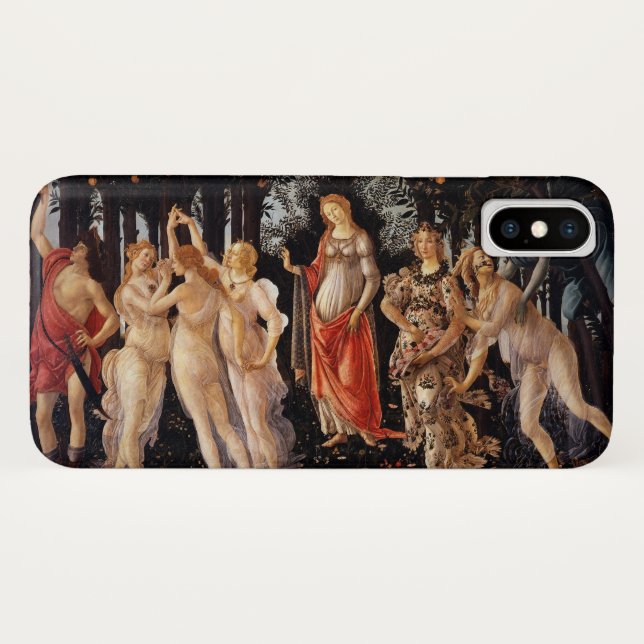 Sandro Botticelli Primavera Fine Art Case-Mate iPhone Case (Back (Horizontal))