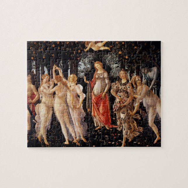 Sandro Botticelli Primavera Fine Art Jigsaw Puzzle (Horizontal)