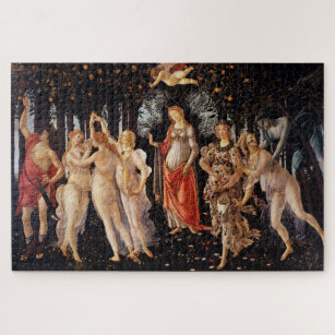Sandro Botticelli Primavera Fine Art Jigsaw Puzzle