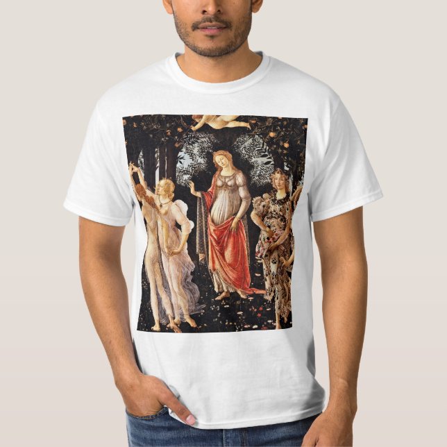 Sandro Botticelli - Primavera , Spring T-Shirt (Front)
