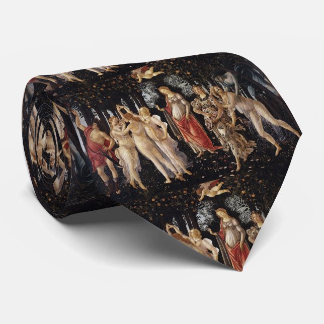 Sandro Botticelli , Primavera（Spring） Tie (Rolled)