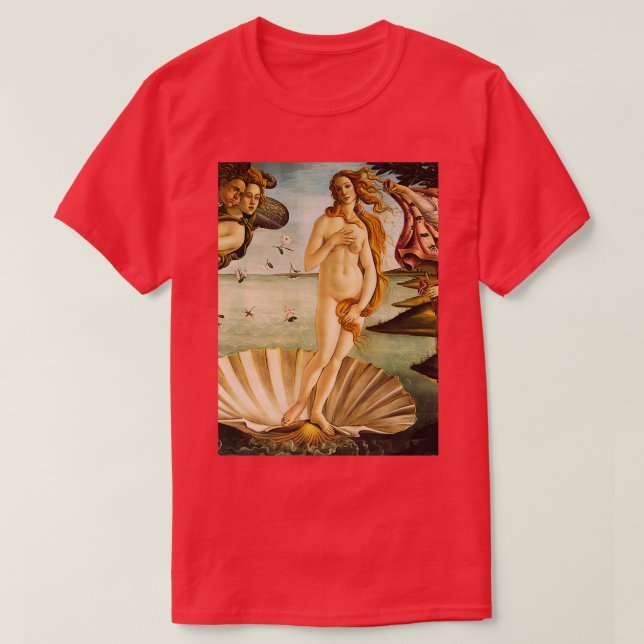 Sandro Botticelli quotThe Birth of Venusquot 2 T-Shirt (Design Front)
