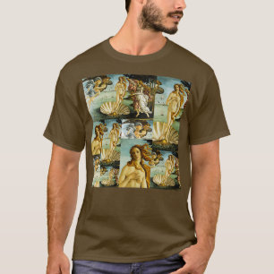 Sandro Botticelli quotThe Birth of Venusquot 4 col T-Shirt