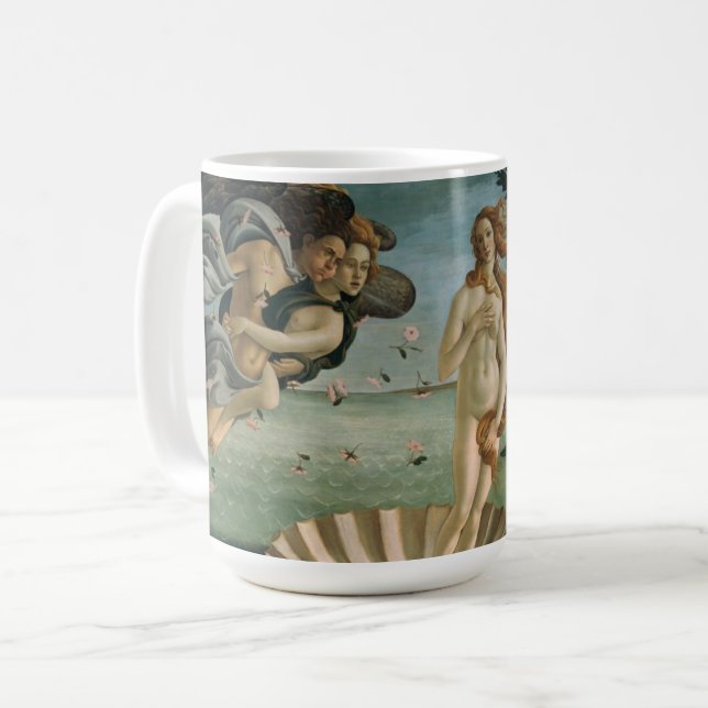 Sandro Botticelli | The Birth of Venus Coffee Mug (Front Left)