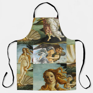 Sandro Botticelli "The Birth of Venus - collage" Apron