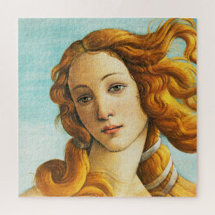 Sandro Botticelli The Birth of Venus Face Detail Jigsaw Puzzle