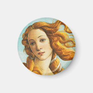 Sandro Botticelli The Birth of Venus Face Detail Magnet