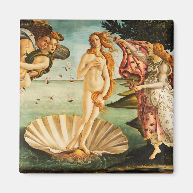 Sandro Botticelli The Birth of Venus Fine Art Magnet (Front)