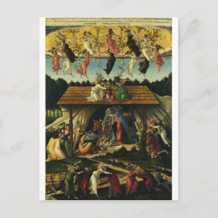 Sandro Botticelli - The Mystic Nativity – Fine Art Holiday Postcard