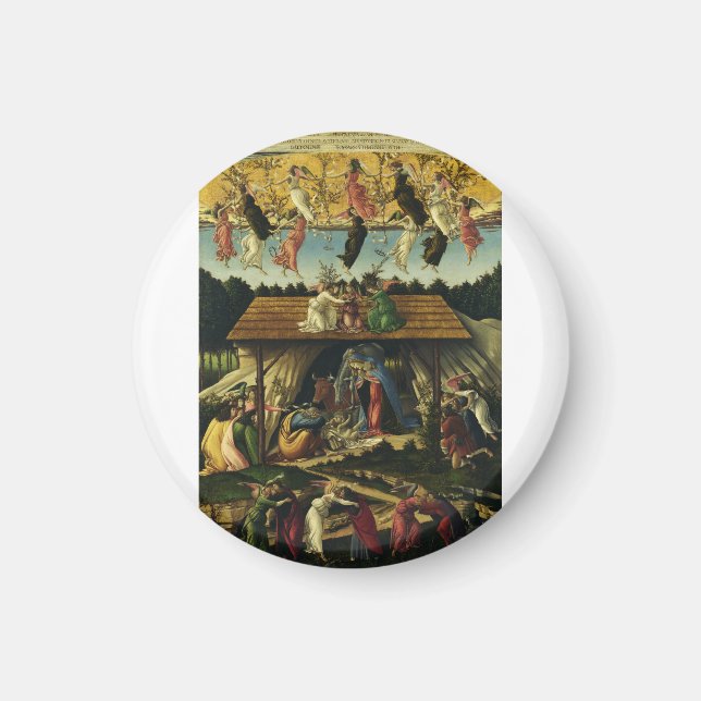 Sandro Botticelli - The Mystic Nativity – Fine Art Magnet (Front)