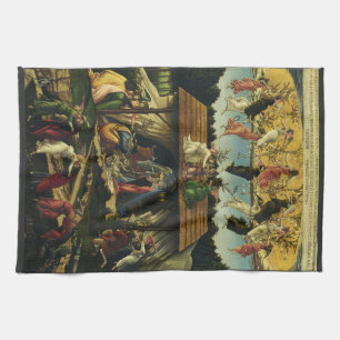 Sandro Botticelli - The Mystic Nativity – Fine Art Tea Towel
