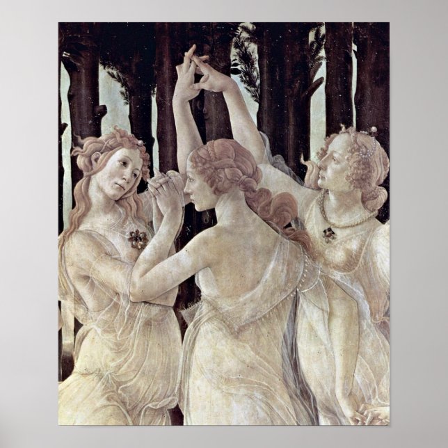 Sandro Botticelli - Three Graces Poster (Front)