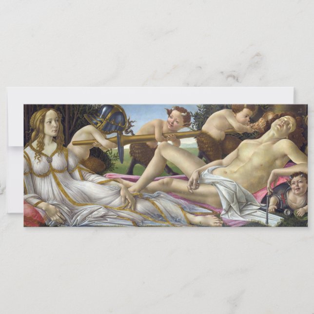 Sandro Botticelli - Venus and Mars Invitation (Front)