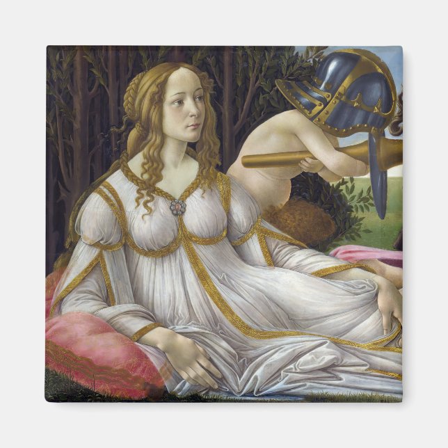 Sandro Botticelli - Venus and Mars, left side Magnet (Front)