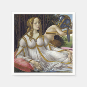Sandro Botticelli - Venus and Mars, left side Napkin
