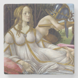 Sandro Botticelli - Venus and Mars, left side Stone Coaster