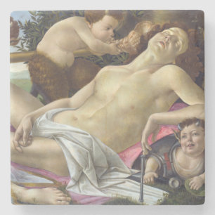 Sandro Botticelli - Venus and Mars, right side Stone Coaster