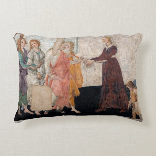 Sandro Botticelli - Venus and the Three Graces Decorative Cushion (Front)