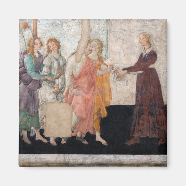 Sandro Botticelli - Venus and the Three Graces Magnet (Front)