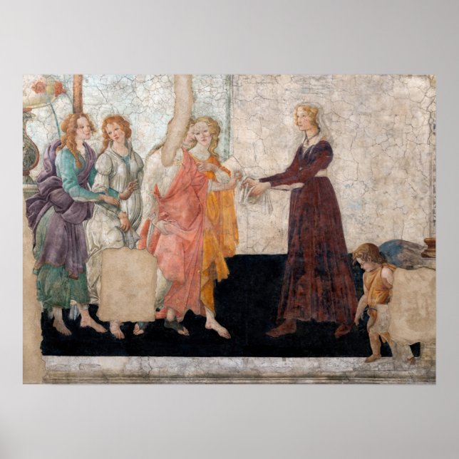 Sandro Botticelli - Venus and the Three Graces Poster (Front)